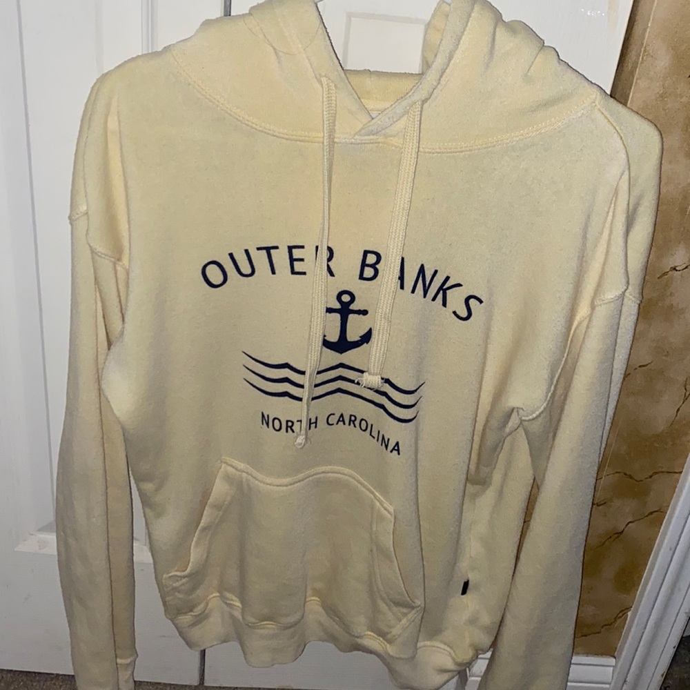 yellow outer banks hoodie